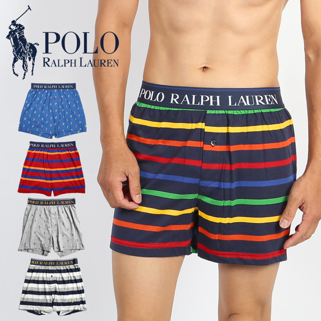 POLO RALPH LAUREN ポロ ラルフローレン トランクス メンズ アンダーウェア 下着 前開き おしゃれ 綿 モダール混 おすすめ 人気 ボーダー ストライプ ドット ブランド 男性 紳士 プレゼント プチギフト 誕生日プレゼント 彼氏 父 息子 ギフト 記念日