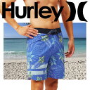 Hurley/ハーレー サーフパンツ メンズ 水着 かっこいい おしゃれ 総柄 大きい フラワー 花柄 ボーダー ストライプ ロゴ ワンポイント ブランド 男性 紳士 プレゼント プチギフト 誕生日プレゼント 彼氏 父 息子 ギフト 記念日