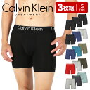 【3枚セット】 カルバンクライン Calvin Klein ロング ボクサーパンツ ロングボクサーパンツ メンズ アンダーウェア 下着 ハイブランド おしゃれ おすすめ 人気 かっこいい モダール まとめ買い 長め 無地 ブランド 男性 プレゼント 誕生日プレゼント 彼氏 父 ギフト あす楽