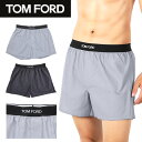 TOM FORD トムフォード トランクス メンズ アンダーウェア 下着 前開き 高級 ハイブランド 人気 綿100% コットン 無地 ロゴ ワンポイント ブラ...