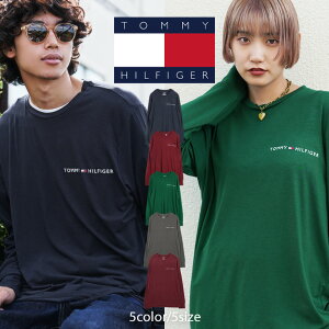 TOMMY HILFIGER トミー ヒルフィガー Tシャツ カットソー メンズ アパレル おしゃれ シンプル 長袖 ロンT 綿 無地 ロゴ おすすめ 人気 ロングTシャツ かっこいい ブランド 男性 プレゼント オーバーサイズ プチギフト 誕生日プレゼント 彼氏 父 ギフト 記念日 クリスマス