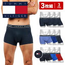 トミーヒルフィガー パンツ メンズ 【3枚セット】 トミー ヒルフィガー TOMMY HILFIGER ボクサーパンツ メンズ アンダーウェア 下着 おしゃれ かっこいい おすすめ 人気 まとめ買い 綿 コットン 無地 xl xxl 2l 3l 大きいサイズ ブランド 男性 プレゼント 誕生日プレゼント 彼氏 父 ギフト 定番