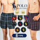 POLO RALPH LAUREN ポロ ラルフローレン トランクス メンズ パンツ アンダーウェア 下着 部屋着 ルームウェア 前開き 綿100% コットン ...
