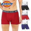 Dickies ディッキーズ ボクサーパンツ メンズ アンダーウェア 下着 おしゃれ カッコいい 無地 ロゴ ワンポイント おすすめ 人気 激安 安い xl ブ...