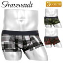 Gravevault グレイブボールト 国産 日本製 ローライズ ボクサーパンツ メンズ 下着 高級 ハイブランド おすすめ 人気 チェック ツルツル かっこい...