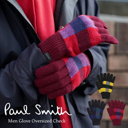 ポールスミス 手袋 Paul Smith ポールスミス 手袋 メンズ グッズ 高級 ハイブランド おしゃれ 暖かい かっこいい カジュアル おすすめ 人気 グローブ 防寒 ウール 羊毛 チェック 格子柄 ブランド 男性 紳士 プレゼント プチギフト 誕生日プレゼント 彼氏 父 息子 ギフト あす楽 定番