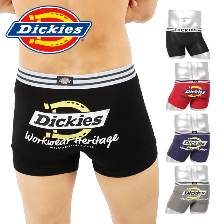 Dickies ディッキーズ ボクサーパンツ メンズ アンダーウェア 下着 カッコいい おしゃれ ロゴ ワンポイント おすすめ 人気 激安 安い xl ブラック 黒 大きいサイズ ブランド 男性 紳士 プレゼント 誕生日プレゼント 彼氏 父 ギフト 記念日 定番 1