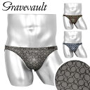 Gravevault グレイブボールト ビキニ メンズ アンダーウェア 下着 高級 ハイブランド 国産 日本製 おしゃれ かっこいい おすすめ 人気 ツルツル 速乾 ロゴ ワンポイント ブランド 男性 紳士 プレゼント プチギフト 誕生日プレゼント 彼氏 父 息子 ギフト 記念日