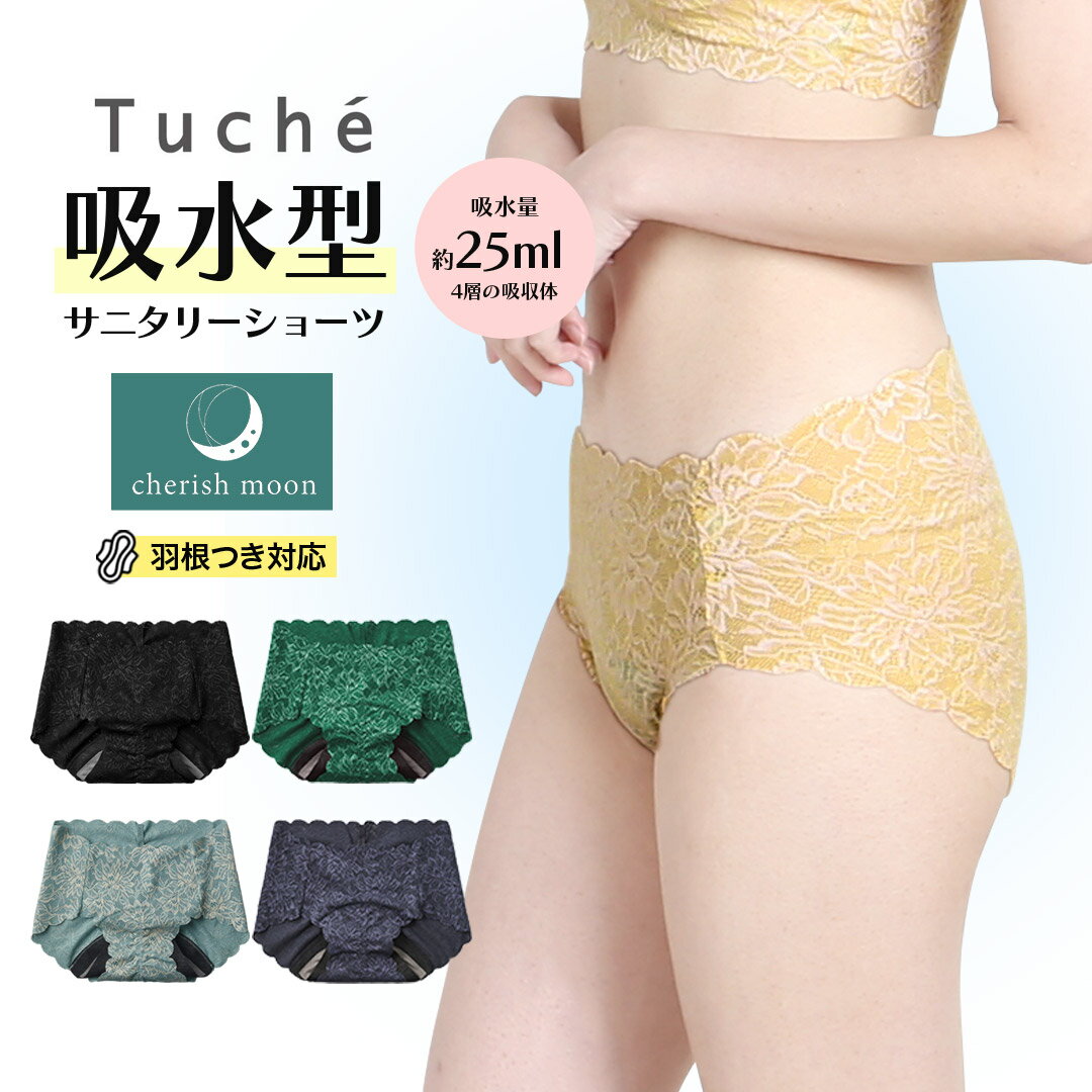 GUNZE グンゼ ショーツ レディース アンダーウェア 下着 Tuche トゥシェ セットショーツ パンツ かわいい サニタリー 生理用 吸水ショーツ 尿漏れ 軽い日用 総レース カットオフ 無地 ブランド 女性 婦人 プレゼント プチギフト 誕生日プレゼント 彼女 妻 ギフト 記念日