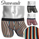 Gravevault グレイブボールト ボクサーパンツ メンズ 下着 高級 ハイブランド 国産 日本製 ツルツル 速乾 芸能人 おすすめ 人気 ボーダー ストラ...