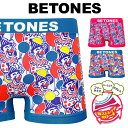 BETONES ビトーンズ ボクサーパンツ メンズ アンダーウェア 下着 かわいい 速乾 立体成型 安い シームレス おすすめ 人気 タグレス ピエロ 人物 ブ...