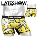 LATESHOW レイトショー ボクサーパンツ メンズ アンダーウェア 下着 速乾 バナナ おしゃれ かわいい キャラクター おすすめ 人気 派手 キャラ フード ブランド 男性 紳士 プレゼント プチギフト 誕生日プレゼント 彼氏 父 息子 ギフト 記念日 ボクサーブリーフ
