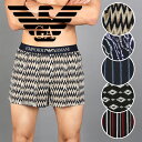 EMPORIO ARMANI エンポリオ アルマーニ トランクス メンズ アンダーウェア 下着 前開き 高級 綿 コットンストレッチ EA パンツ ルームウェア...