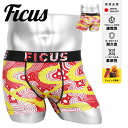 FICUS フィークス ボクサーパンツ メンズ アンダーウェア 下着 ツルツル 速乾 当店限定 おしゃれ かっこいい 和柄 ロゴ ワンポイント ブランド 男性 ...