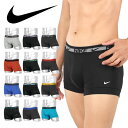 NIKE ナイキ ボクサーパンツ メンズ アンダーウェア 下着 前開き おしゃれ かっこいい ツルツル トレーニング ジム 速乾 ロゴ ワンポイント 無地 バラ...