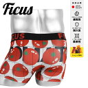 FICUS フィークス ボクサーパンツ メンズ アンダーウェア 下着 おしゃれ かわいい ツルツル トマト フード ブランド 男性 紳士 プレゼント プチギフト 誕生日プレゼント 彼氏 父 息子 ギフト 記念日