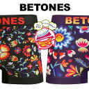 BETONES ビトーンズ ボクサーパンツ メンズ アンダーウェア 下着 超伸縮 フリーサイズ シームレス タグレス おしゃれ速乾 立体成型 JOSE2 フラワー 花柄 ロゴ ブランド 男性 紳士 プレゼント プチギフト 誕生日プレゼント 彼氏 父 息子 ギフト 記念日 バレンタイン