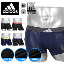 アディダス ボクサーパンツ adidas メンズ アンダーウェア 下着 綿 綿混 コットンストレッチ ツルツル おしゃれ かっこいい 速乾 スポーツ トレーニン...