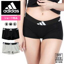 adidas アディダス ボクサーショーツ レディース アンダーウェア 下着 速乾 ヨガ ジム トレーニング パンツ ロゴ ブランド 女性 婦人 プレゼント プ...