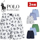 【3枚セット】POLO RALPH LAUREN ポロ ラルフローレン トランクス メンズ アンダーウェア 下着 前開き おしゃれ かっこいい 綿100% コッ...
