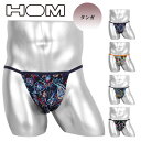 HOM オム ビキニ メンズ アンダーウェア 下着 おしゃれ かっこいい ツルツル フラワー 花柄 ペイズリー バンダナ柄 asia アジア ブランド 男性 紳...