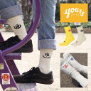 yours SOCKS ユアーズソックス 靴下 メンズ グッズ おしゃれ かわいい 日本製 綿 綿混 コットンストレッチ ロゴ ワンポイント ブランド 男性 紳士 プレゼント プチギフト 誕生日プレゼント 彼氏 父 息子 ギフト 記念日