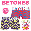 BETONES ビトーンズ ボクサーショーツ レディース アンダーウェア 下着 超伸縮 フリーサイズ シームレス タグレス おしゃれ かわいい ツルツル 速乾 ...