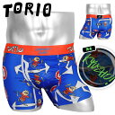 TORIO トリオ ボクサーパンツ メンズ アンダーウェア 下着 おしゃれ かわいい ツルツル キャラクター キャラ ブランド 男性 紳士 プレゼント プチギフ...