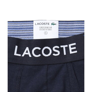 【3枚セット】LACOSTE ラコステ ロングボクサーパンツ メンズ 下着 大きい おしゃれ かっこいい 綿 3枚組 ブランド ワニ ワンポイント 男性 プチギフト 誕生日プレゼント 父 息子 ギフト 記念日