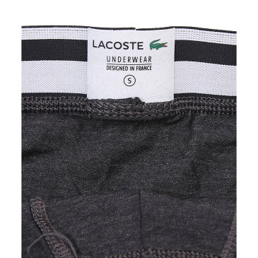 【3枚セット】LACOSTE ラコステ ロングボクサーパンツ メンズ 下着 おしゃれ 大きい かっこいい 綿 3枚組 お買い得 ブランド 男性 プチギフト 誕生日プレゼント 父 息子 ギフト 記念日 SS063