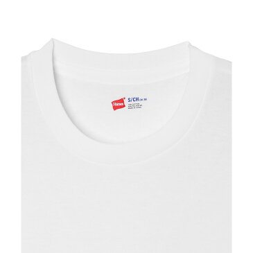 【3枚セット】Hanes/ヘインズ クルーネック 半袖 Tシャツ ブランド メンズ おしゃれ 無地 アオラベル かっこいい 綿 3枚組 男性 プチギフト ルームウェア 誕生日プレゼント バレンタイン 福袋 父 息子 ギフト 記念日