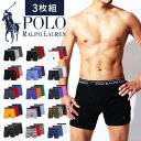 【3枚セット】POLO RALPH LAUREN ポロ ラルフローレン ボクサーパンツ メンズ 下着 かっこいい おしゃれ ポニーロゴ 綿100 3枚組 ブランド 男性 プレゼント プチギフト 夏物 誕生日プレゼント 彼氏 父 ギフト 記念日