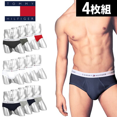 4枚組セット Tommy Hilfiger トミーヒルフィガー ブリーフ メンズ 4枚組セット Tommy Hilfiger トミーヒルフィガー ブリーフ メンズ