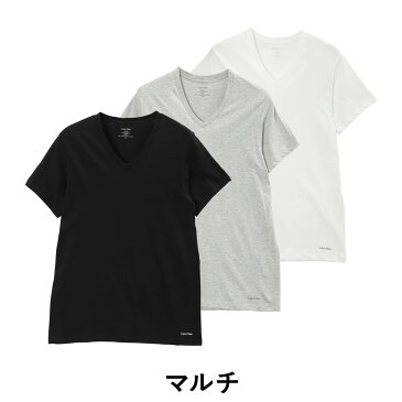 【3枚セット】カルバンクライン 半袖 Tシャツ メンズ おしゃれ トップス インナー Calvin Klein Classic Vネック CK ロゴ ワンポイント 3枚組セット ブランド プチギフト ルームウェア 部屋着 誕生日プレゼント バレンタイン 福袋 彼氏 父 男性 ギフト 記念日 1P m4065