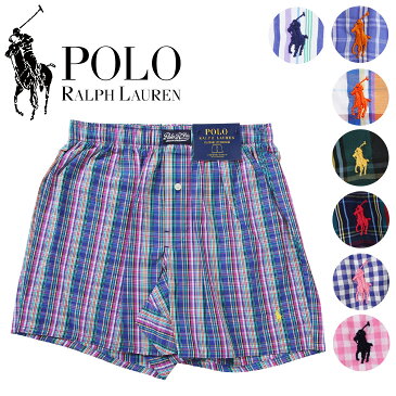 ポロ ラルフローレン トランクス メンズ 下着 前開き パンツ POLO RALPH LAUREN Classic 50's Woven 綿100 おしゃれ チェック ロゴ ワンポイント ブランド プチギフト 誕生日プレゼント 彼氏 父 男性 ギフト 記念日 l107hr