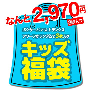 【3枚セット】その他ブランド ボクサーパンツ トランクス ブリーフ キッズ etc 福袋 かわいい 3枚組 ブランド 男性 プチギフト 誕生日プレゼント 彼氏 父 ギフト 記念日