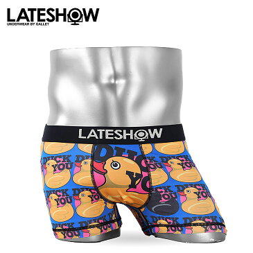 LATESHOW/レイトショー ボクサーパンツ メンズ 下着 DUCK YOU オシャレ かわいい プチギフト 誕生日プレゼント 父の日 彼氏 父の日 男性 旦那 ギフト