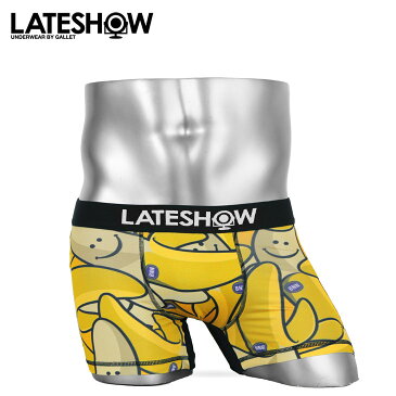 LATESHOW/レイトショー ボクサーパンツ メンズ 下着 Nice to See you バナナ フルーツ オシャレ かわいい プチギフト 誕生日プレゼント 彼氏 父 息子 男性 旦那 ギフト 記念日