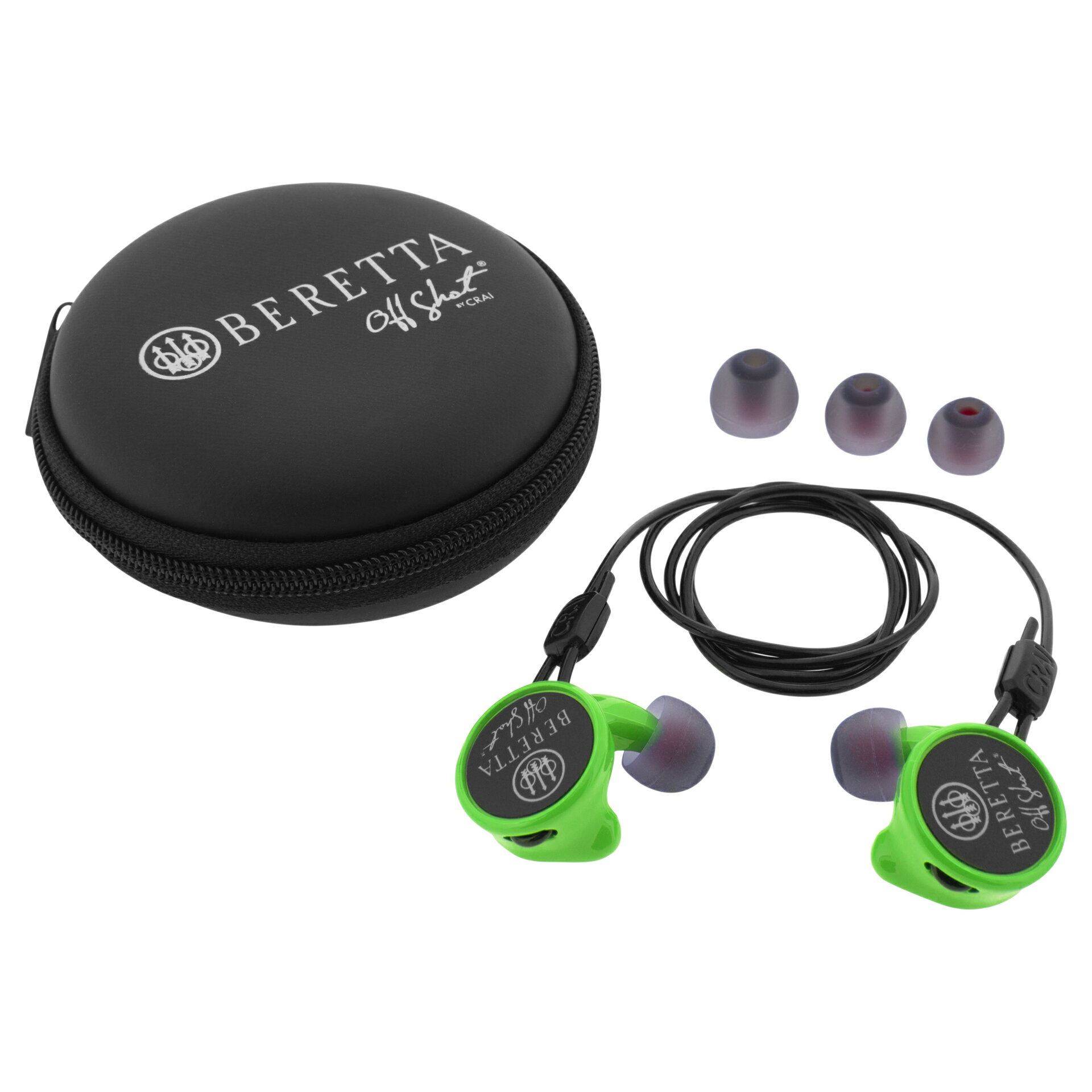 ベレッタ イヤホン ミニヘッドセット（グリーン）/Beretta Earphones Mini Headset Comfort Plus - Green