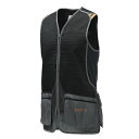 DT11 Cotton Slide Vest - Black & Gray