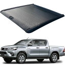 【全品P10倍☆彡4/4-4/10】高品質!! トヨタ車用 HILUX REVO ハード プロテクター ロールシャッター式 手動 トノカバー ハイラックス GUN125 プロテクター 荷台カバー 鍵付 カスタム 外装 パーツ 車用品 JCSM 人気おすすめ ブラック 送料無料