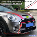 【全品P10倍☆彡4/24-4/29】ミニクーパー フロントグリルガーニッシュ 1枚 mini cooper F55 F56 R60 専用 外装 カスタム パーツ おしゃれ ABS製 黒 赤 送料無料