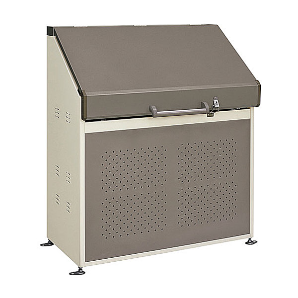 タクボ クリーンキーパー CK-B1005 W100×D50.5×H114.1cm 容量約400L 45Lゴミ袋約9個【スチール製 組立式 業務用大型ゴミ箱 ゴミステーション 屋外 アパート マンション 田窪工業所】