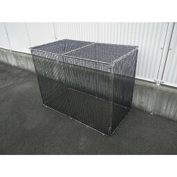 チップBOX1266 折りたたみ式 120×65×H65cm 500L 45Lごみ袋×約11個【大型ゴミ箱 ゴミステーション アパート マンション 町内会 自治会 ネットタイプ】