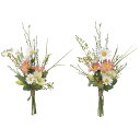 仏花リリー2個セット 112A30 W20×D16×H45cm【2024年版 人工観葉植物 光の楽園 造花 フェイク リビング 玄関 アートフラワー インテリア...