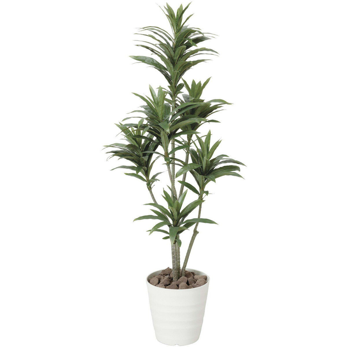 ドラセナコンパクタ 1.25 185K200 W50×D50×H125cm【2024年版 人工観葉植物 光の楽園 造花 フェイク リビング 玄関 アートフラワー インテリアグリーン】