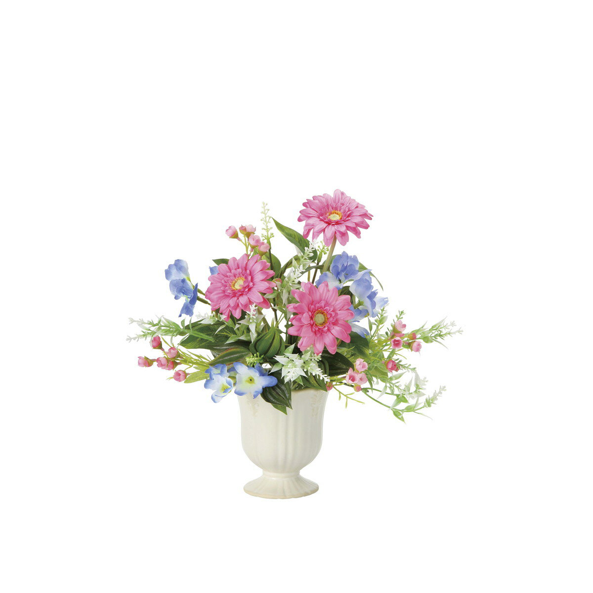 シェリガーベラ 2384A50 W32×D25×H29cm【2024年版 人工観葉植物 光の楽園 造花 フェイク リビング 玄関 アートフラワー インテリアグリーン】