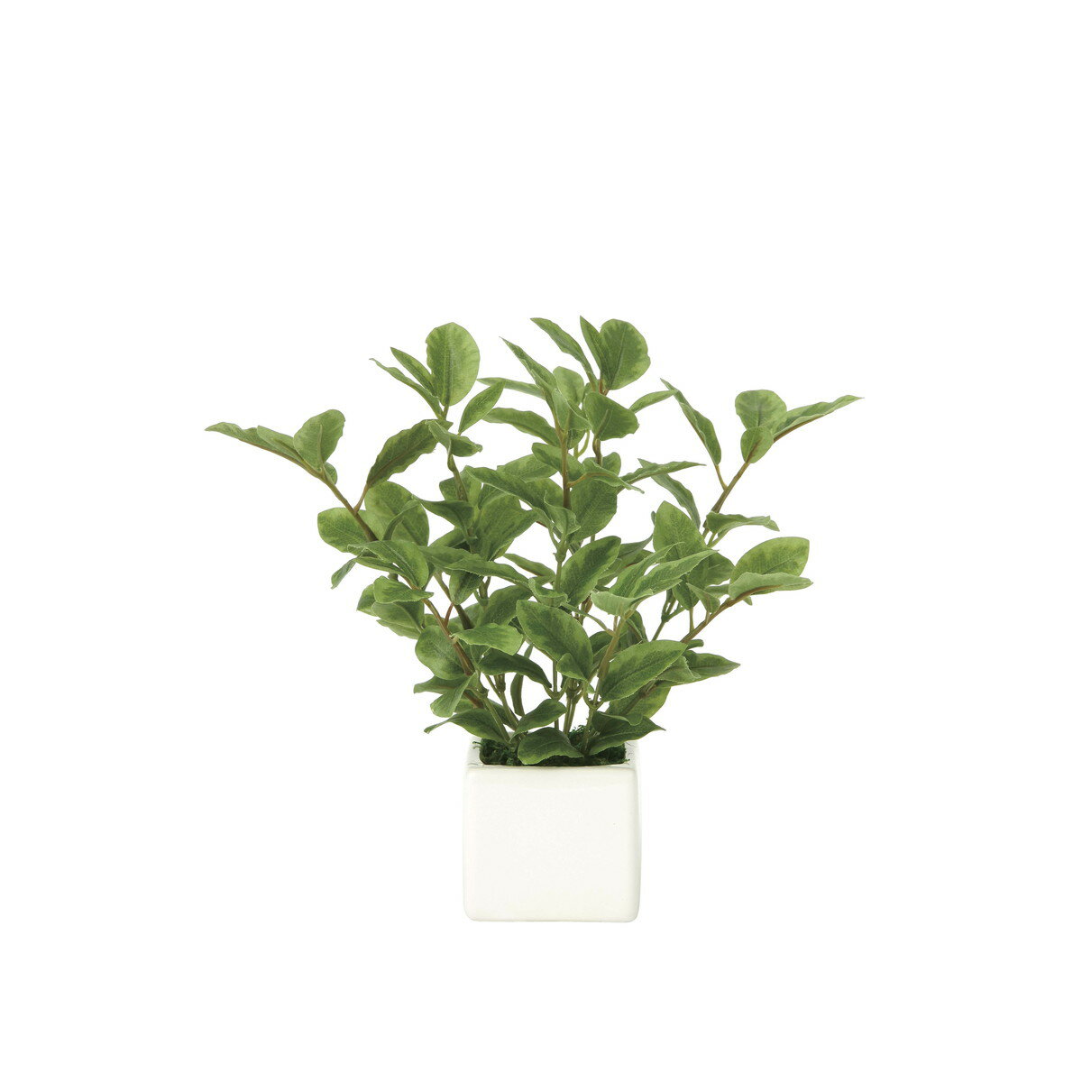 ミニリーフ 936K28 W20×D20×H21cm【2024年版 人工観葉植物 光の楽園 造花 フェイク リビング 玄関 アートフラワー インテリアグリーン】