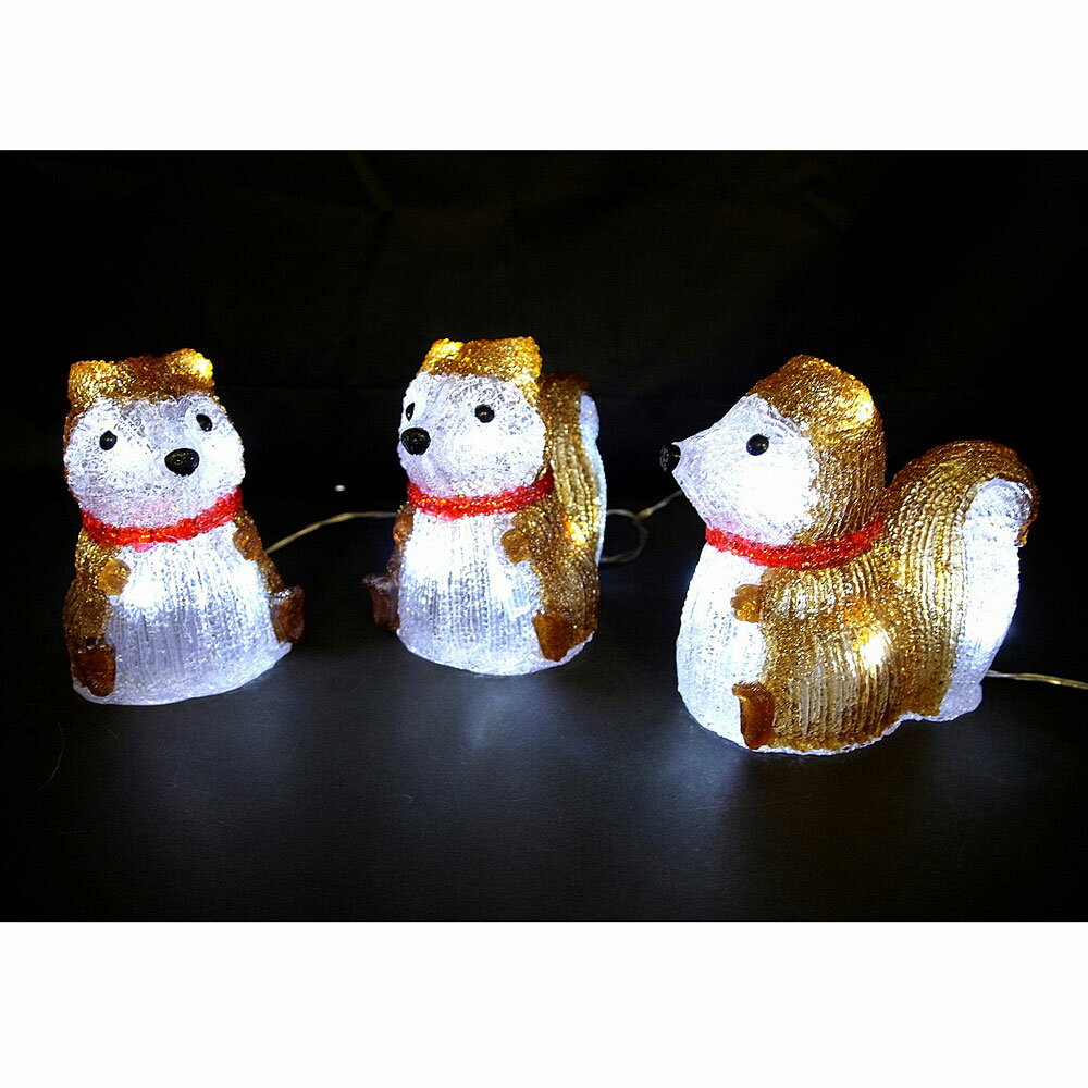 3Dモチーフ スリーリス L3D387【コロナ産業 イルミネーション モチーフ LED 照明 ライト ガーデン装飾】