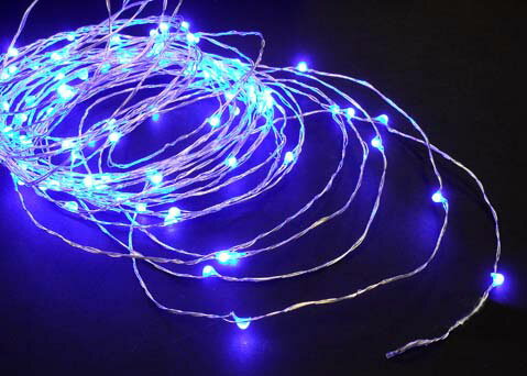 屋内用LEDジュエリーライト100球 青 JE100B【コロナ産業 イルミネーション 屋内 電飾 LED ライト】